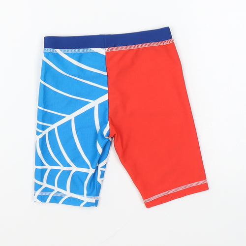 BHS Boys Multicoloured Nylon Cropped Trousers Size 12-18 Months Pullover - Spiderman Swim Shorts