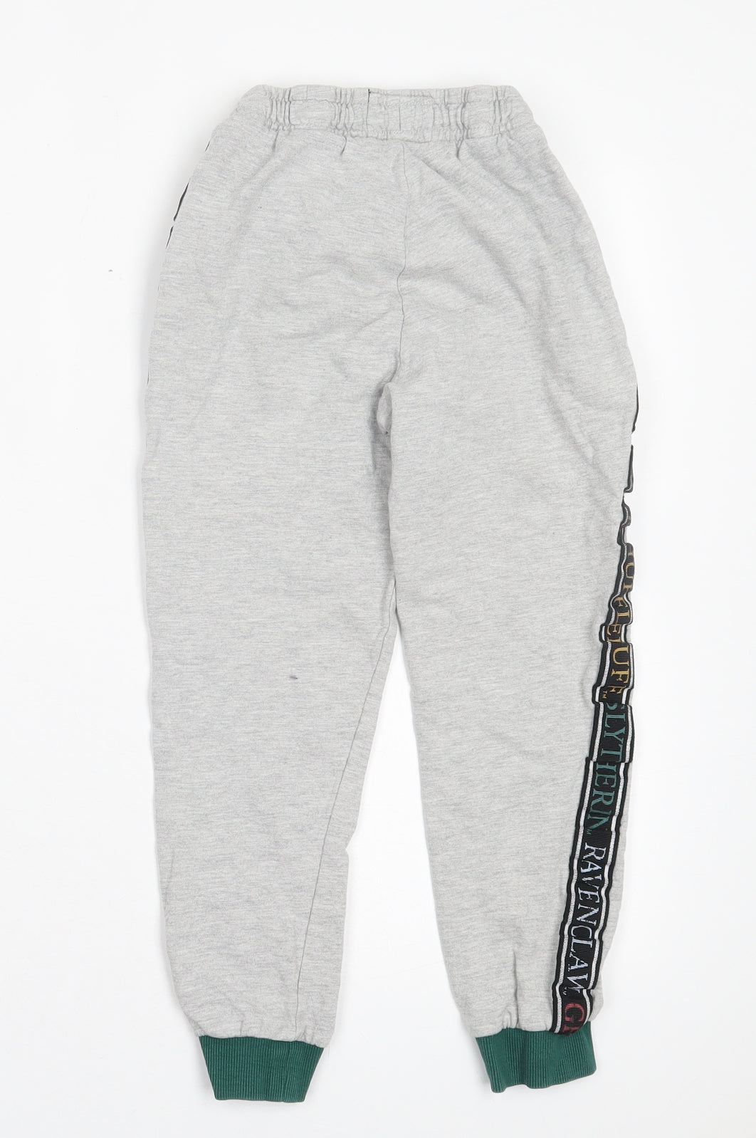 Preworn Boys Grey Cotton Jogger Trousers Size 9 Years Regular Drawstring - Harry Potter