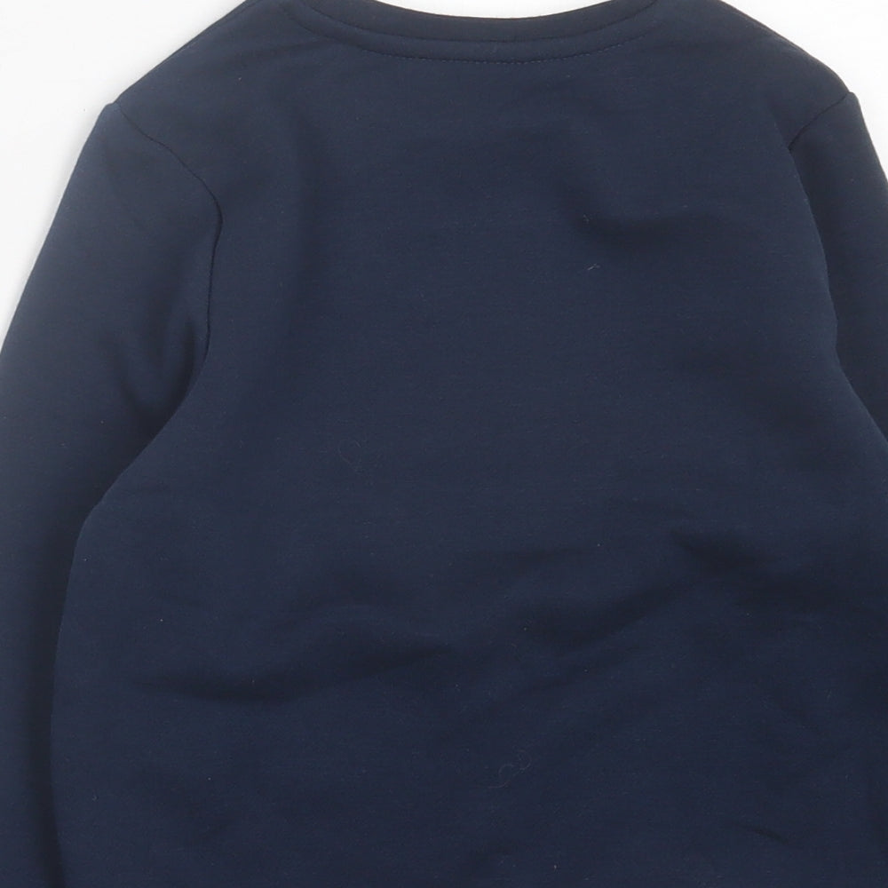 Primark Boys Blue Cotton Pullover Sweatshirt Size 4-5 Years Pullover - You Got This
