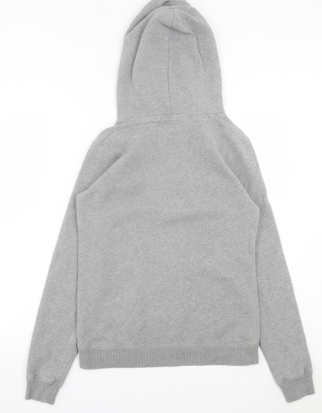 Jack Wills Womens Grey Cotton Pullover Hoodie Size 10 Pullover