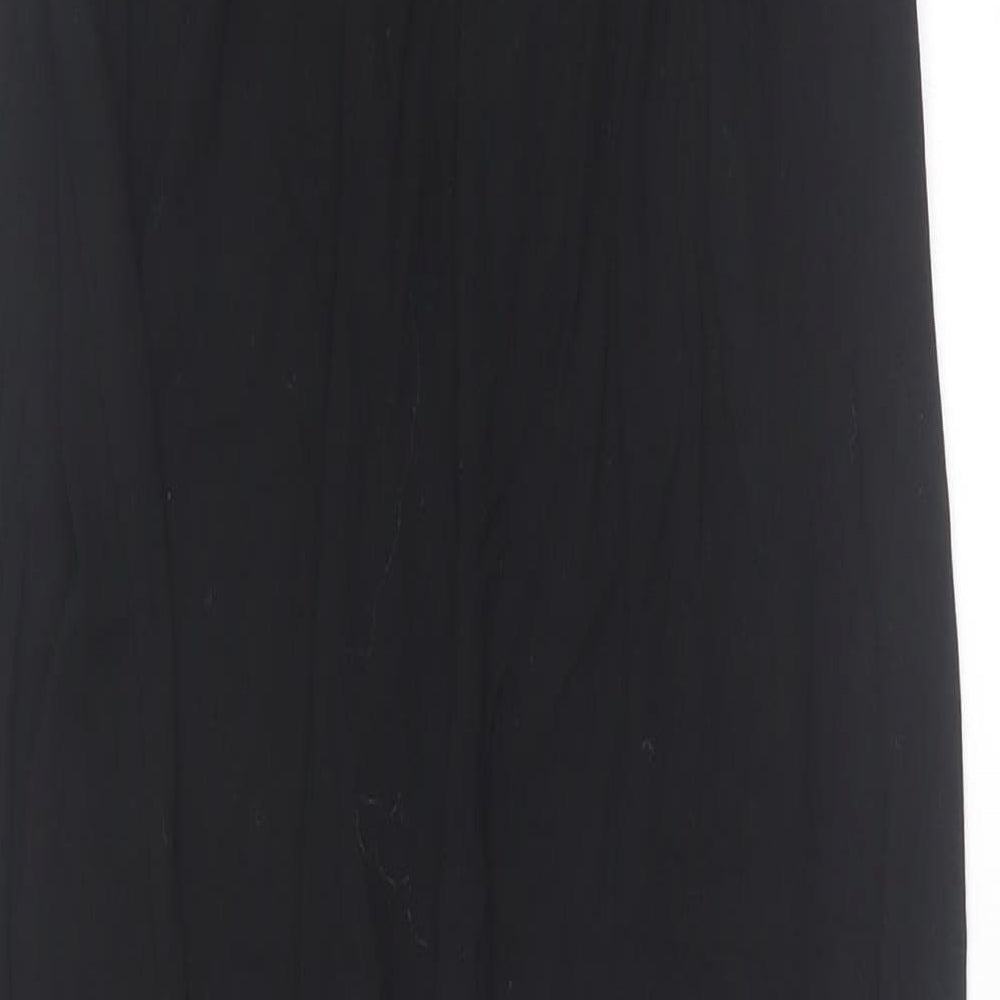 TU Womens Black Viscose A-Line Size 12 Off the Shoulder Pullover