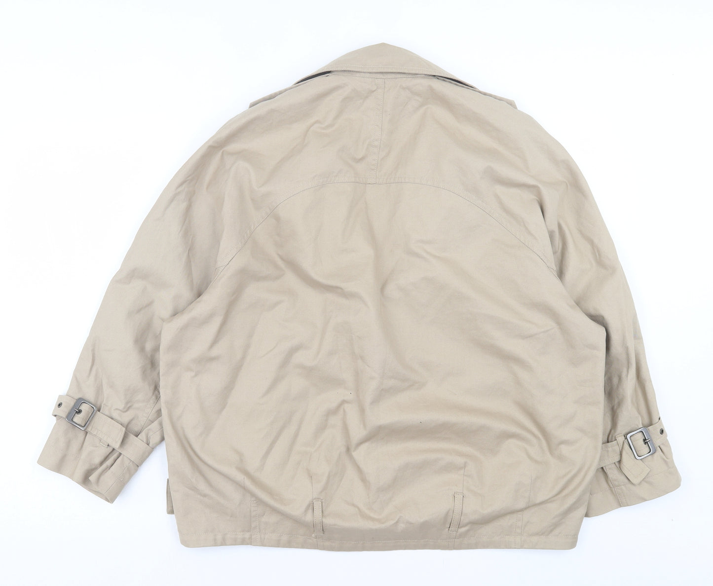 Comptoir des Cotonniers Womens Beige Jacket Size 14 Button