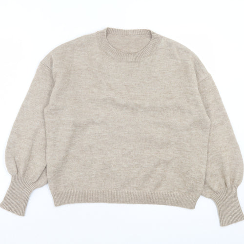 shei Womens High Neck Acrylic Pullover Jumper Size XS