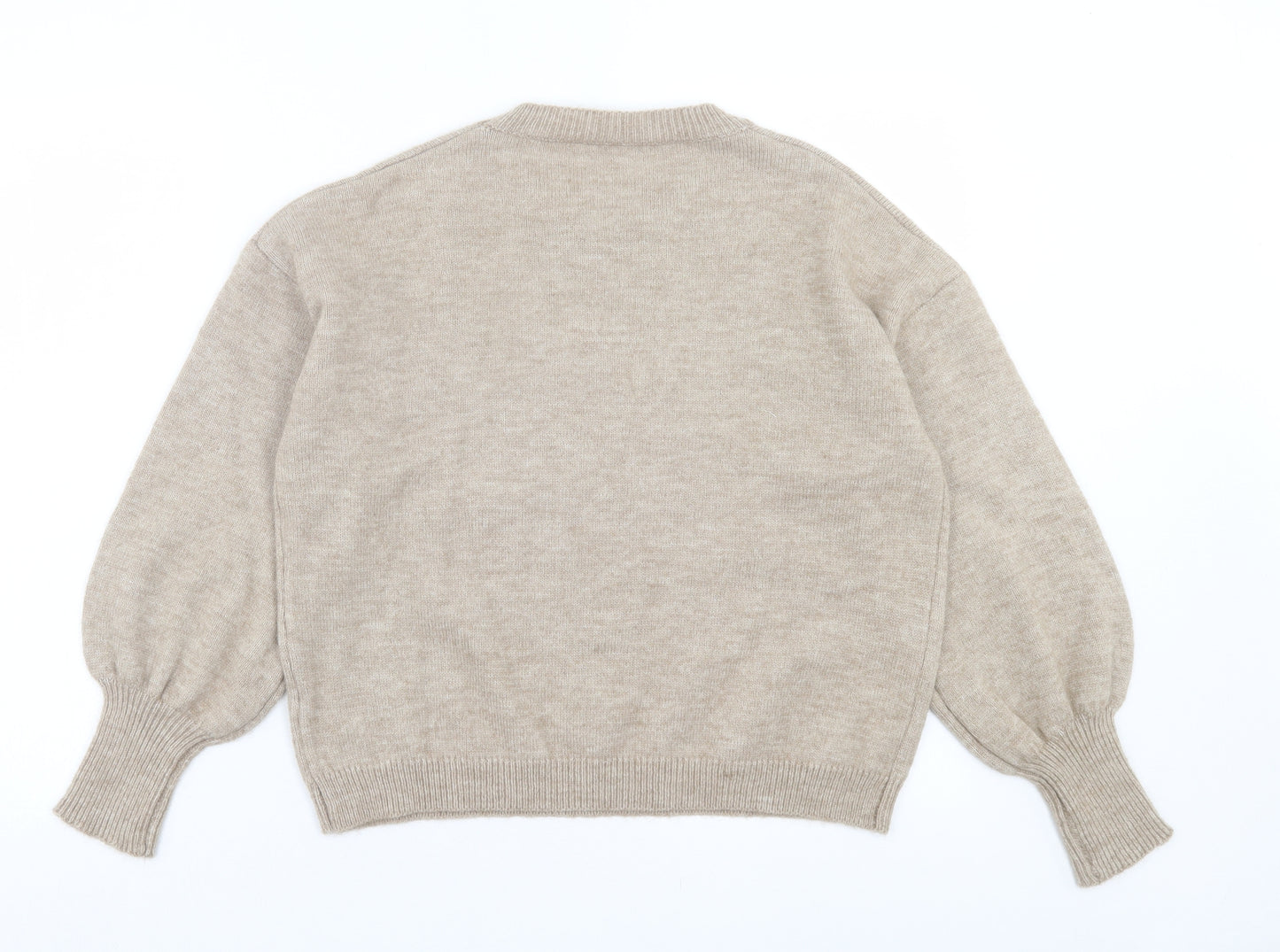 shei Womens High Neck Acrylic Pullover Jumper Size XS