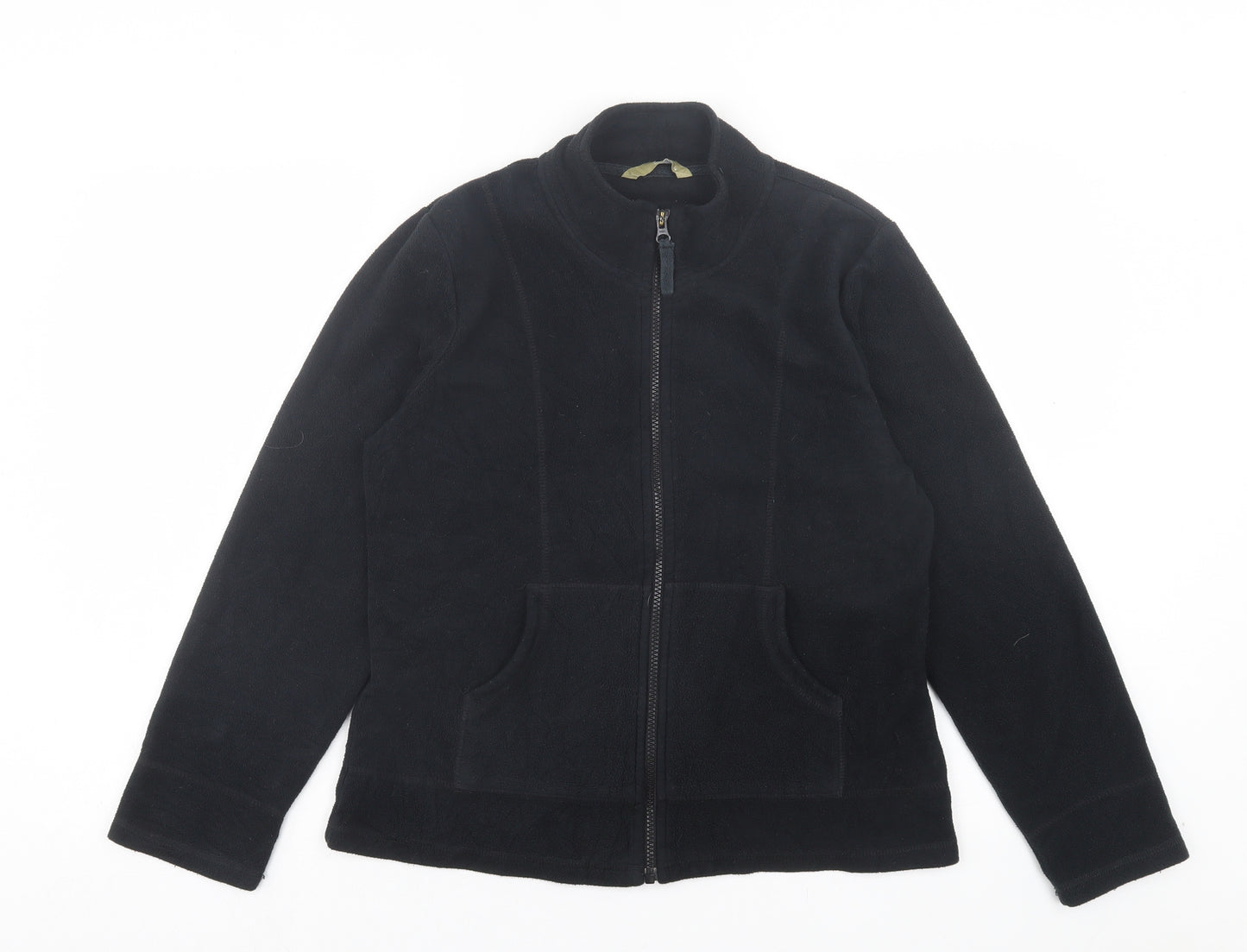 TU Womens Black Jacket Size 14 Zip