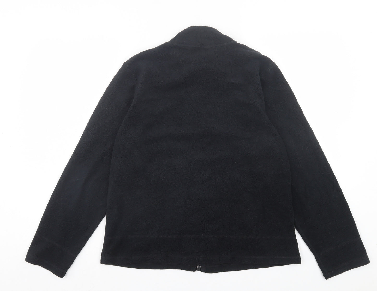 TU Womens Black Jacket Size 14 Zip