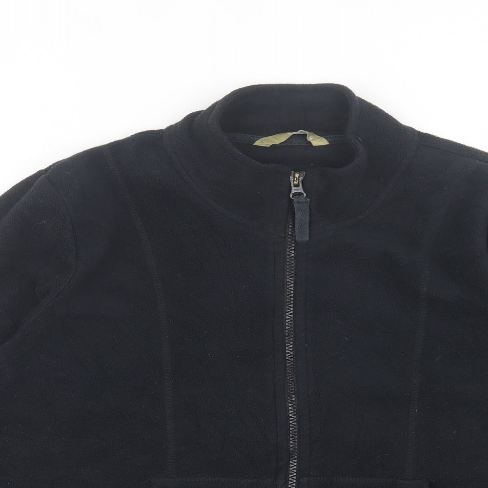 TU Womens Black Jacket Size 14 Zip