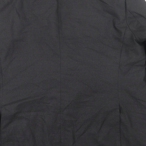Marks and Spencer Mens Grey Polyacrylate Fibre Jacket Suit Jacket Size 46