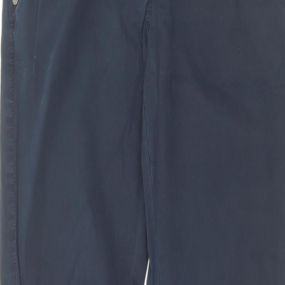 s.Oliver Womens Beige Cotton Chino Trousers Size 10 L31 in Regular Button