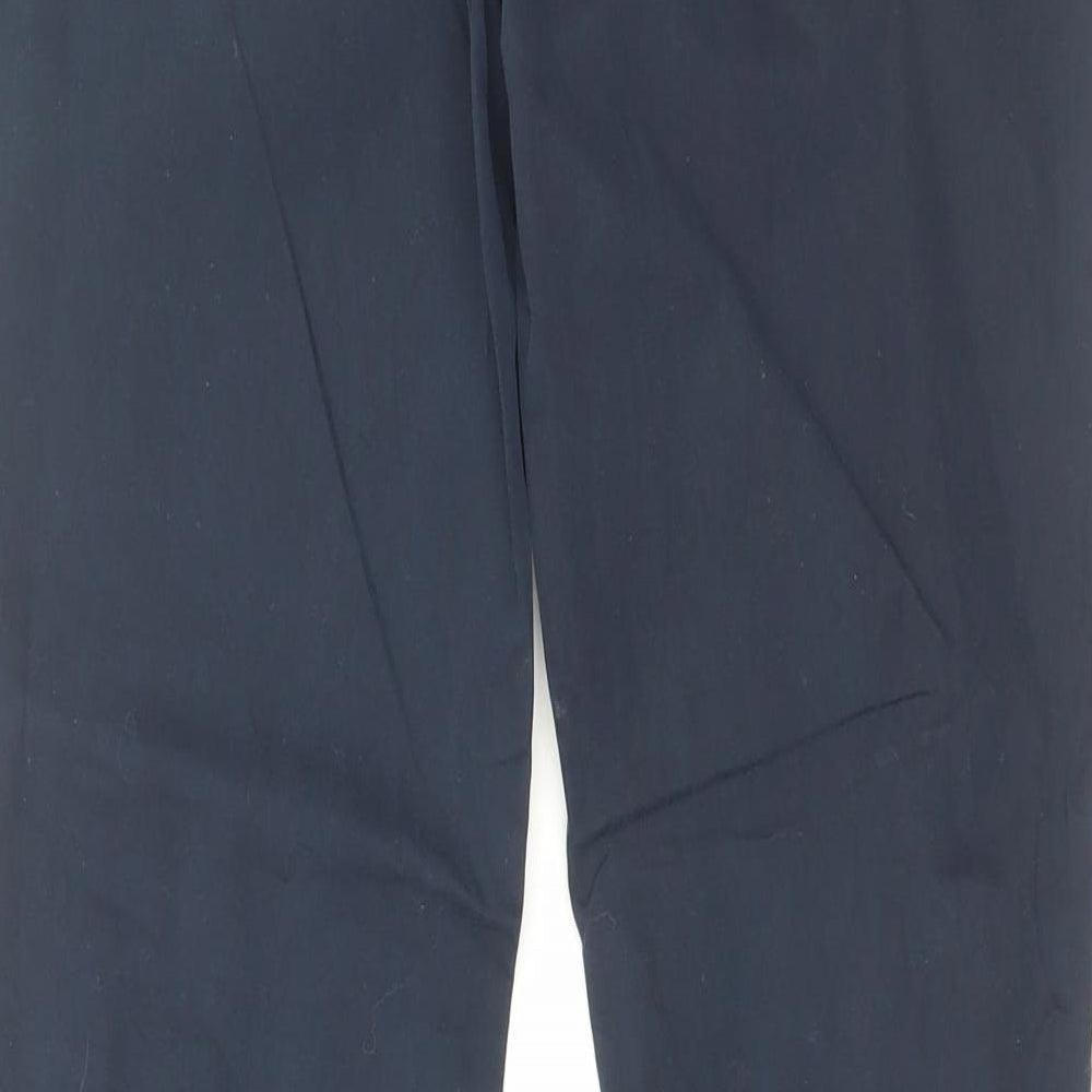 s.Oliver Womens Beige Cotton Chino Trousers Size 10 L31 in Regular Button
