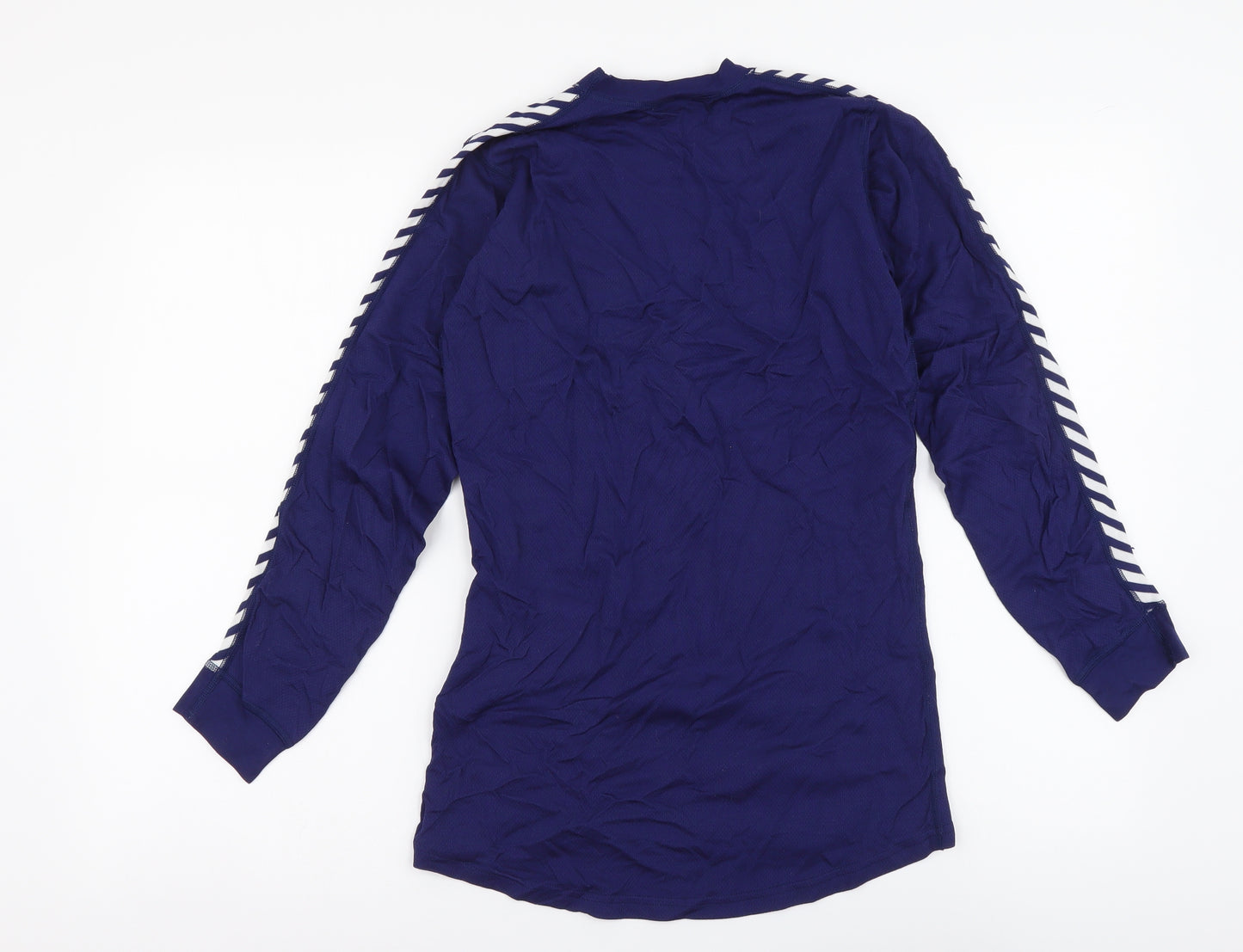 Helly Hansen Womens Blue Polypropylene Basic T-Shirt Size XL Round Neck Pullover