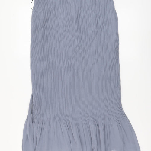 H&M Womens Grey Polyester A-Line Size XS Round Neck Pullover