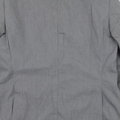 Angelo Litrico Mens Grey Polyester 3 Piece Suit Jacket Size M