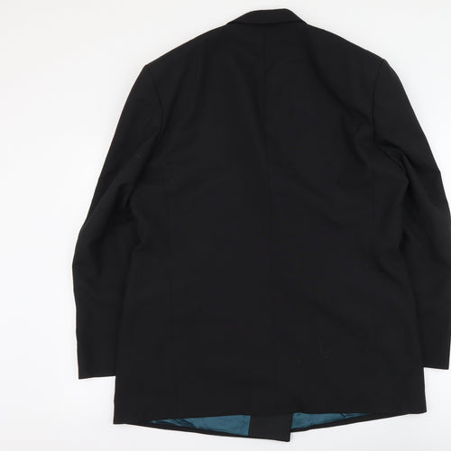 Marks and Spencer Mens Black Polyester Jacket Suit Jacket Size M