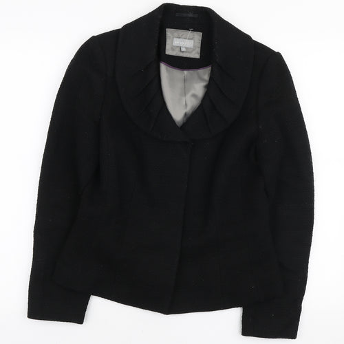 Marks and Spencer Womens Black Jacket Size 12 Button