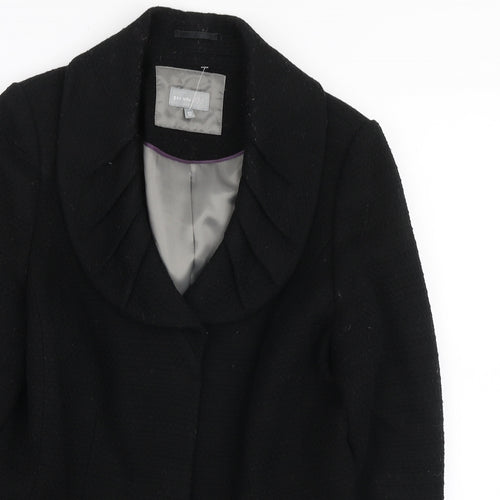 Marks and Spencer Womens Black Jacket Size 12 Button
