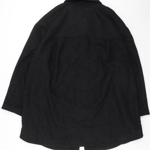 H&M Womens Black Jacket Size XL Button