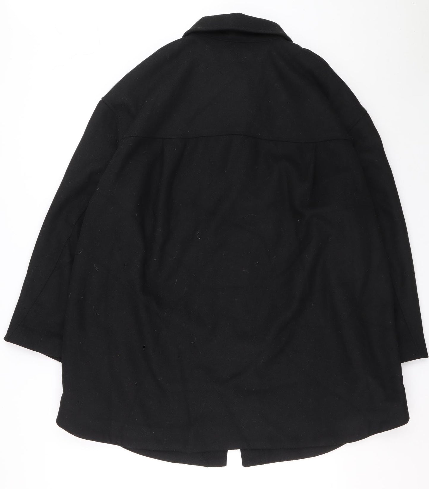 H&M Womens Black Jacket Size XL Button