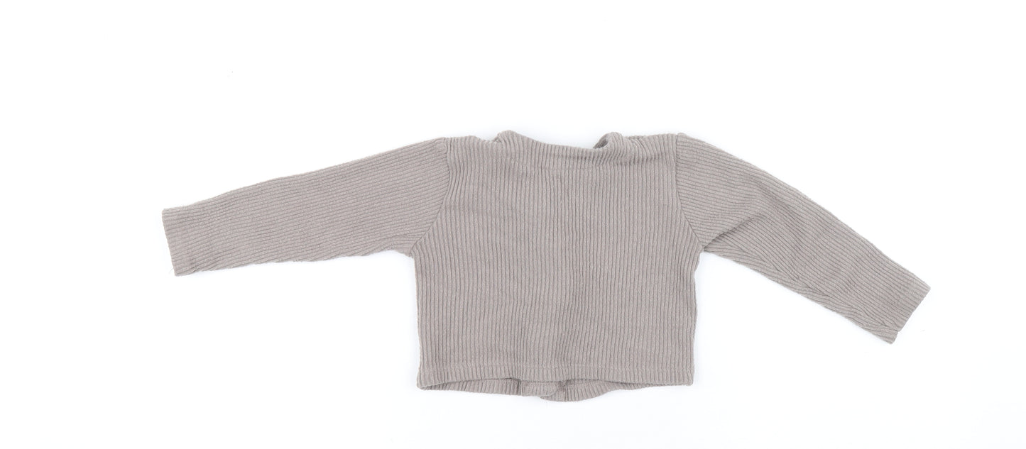 Disney Baby Baby Grey Viscose Cardigan Jumper Size 18-24 Months Button
