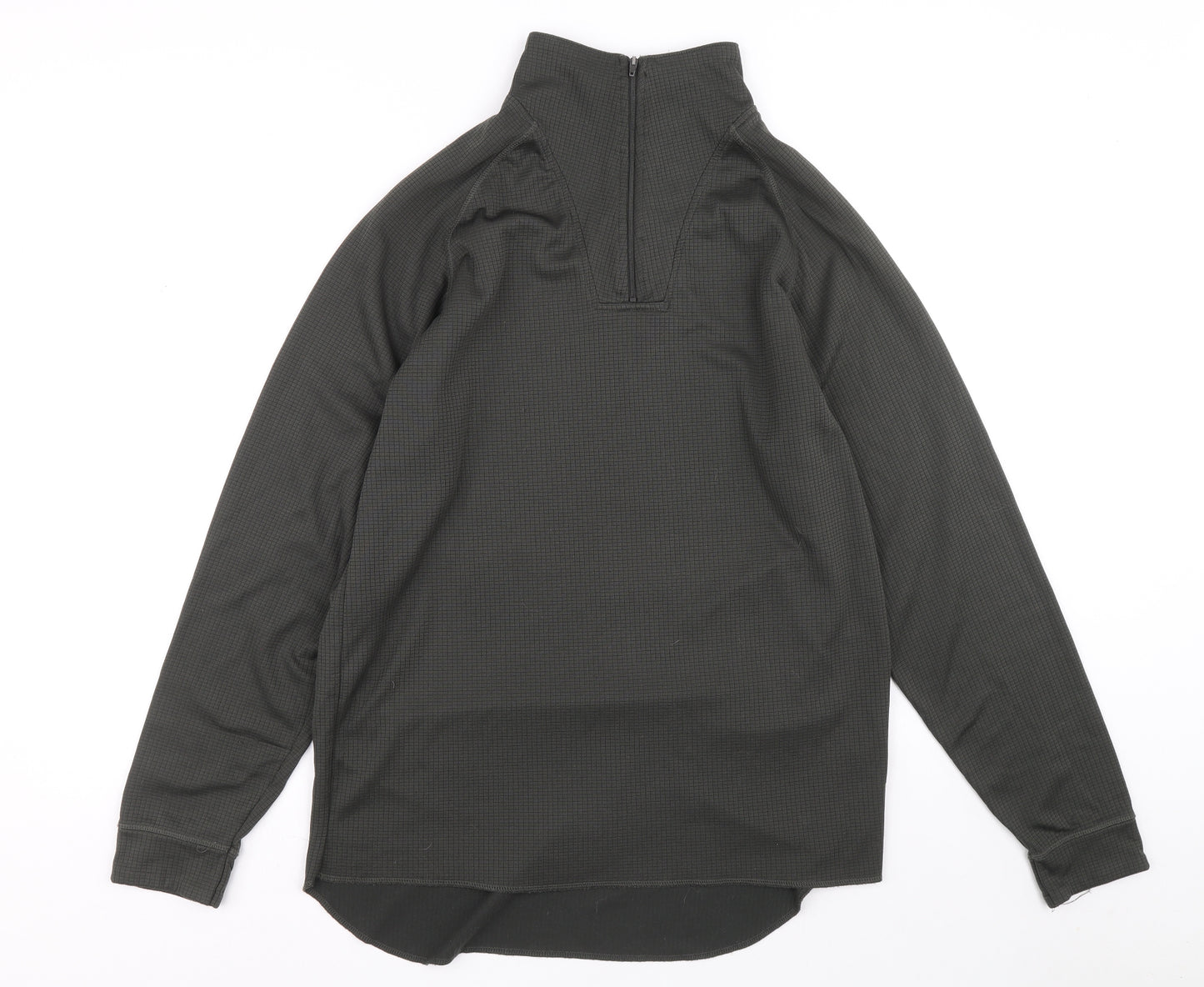 Mountain Life Mens Green Polyester Pullover Sweatshirt Size L