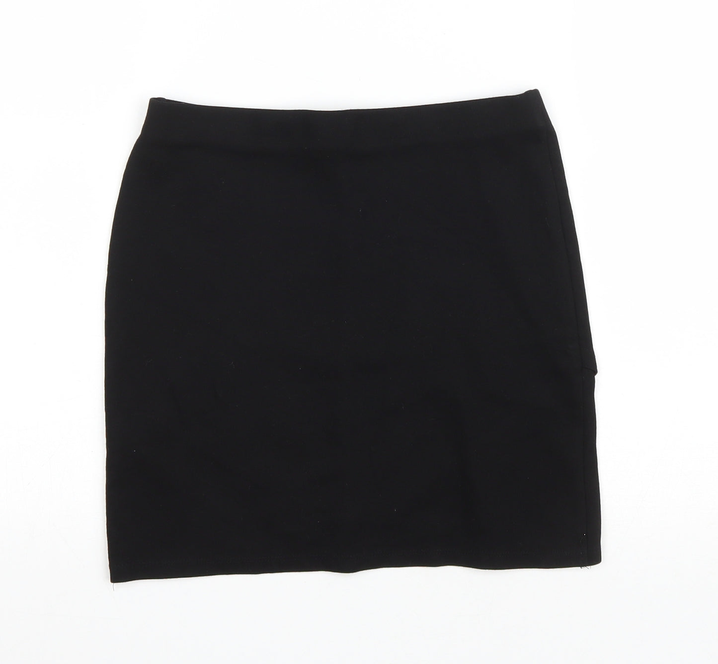Topshop Womens Black Viscose Tulip Skirt Size 8 Drawstring