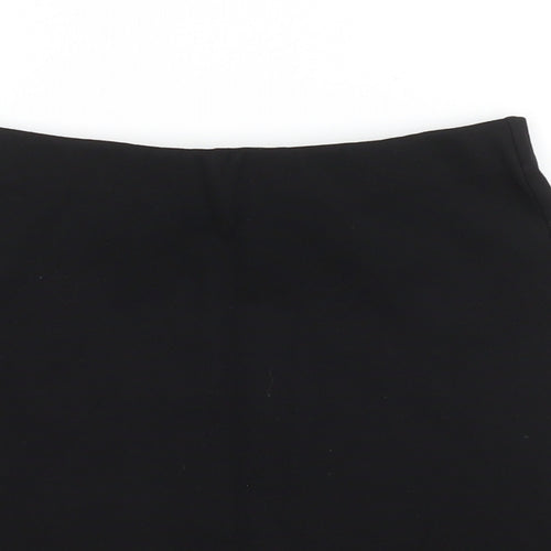 Topshop Womens Black Viscose Tulip Skirt Size 8 Drawstring