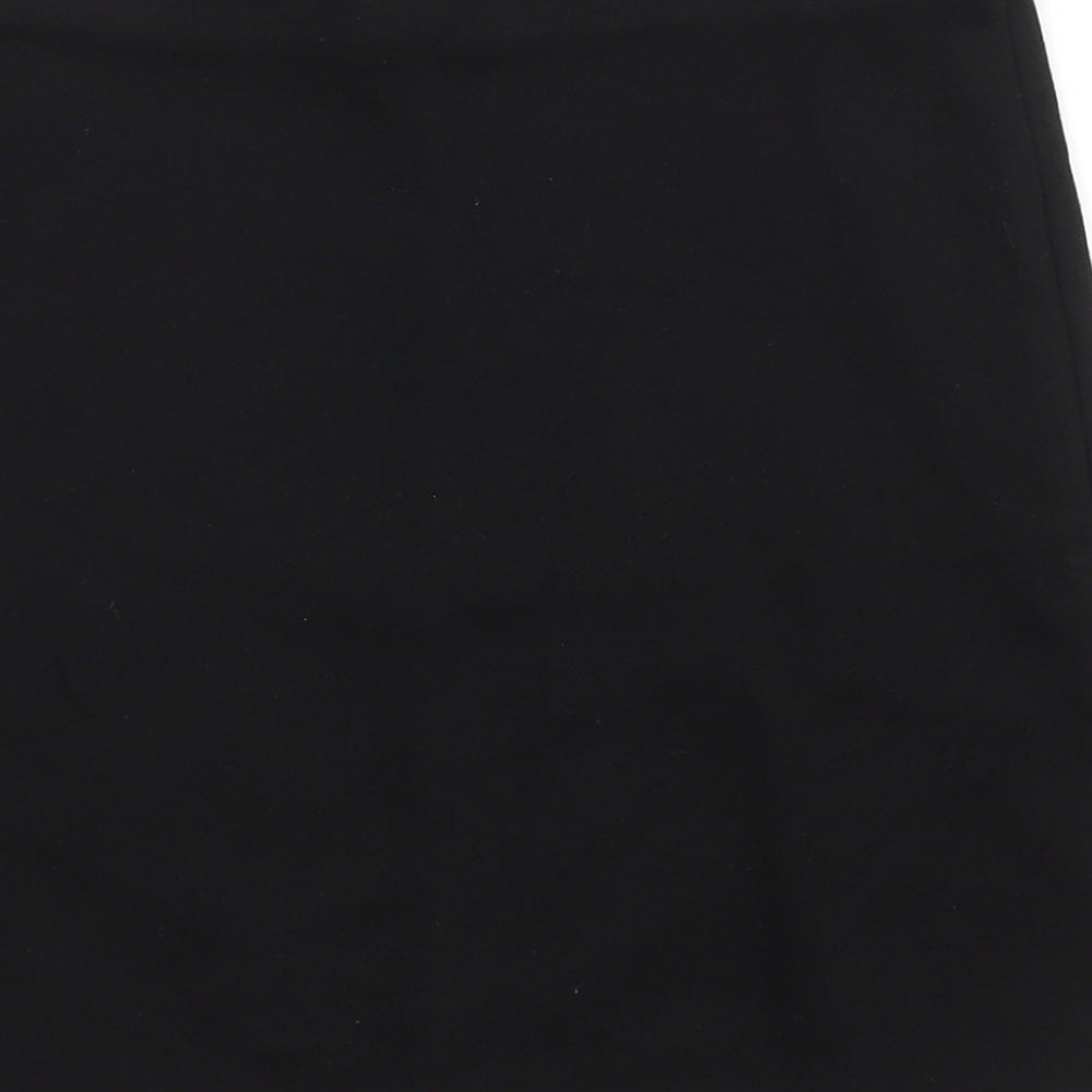 Topshop Womens Black Viscose Tulip Skirt Size 8 Drawstring