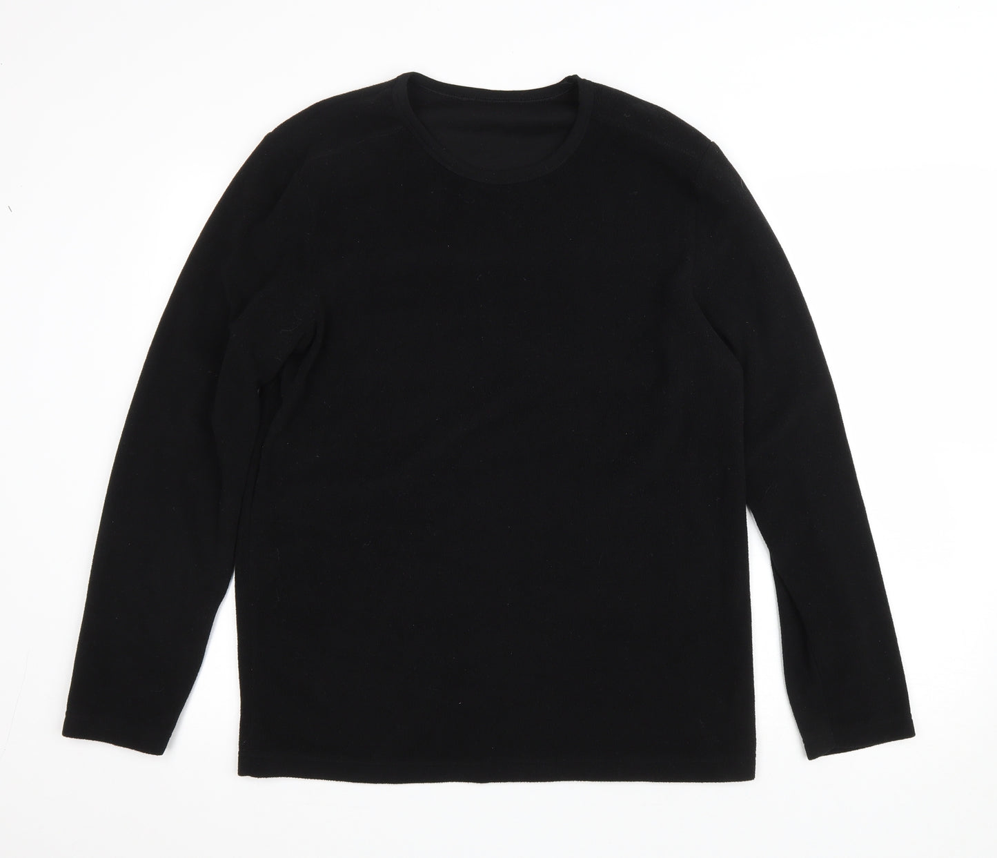 Matalan Mens Black Polyester Pullover Sweatshirt Size M