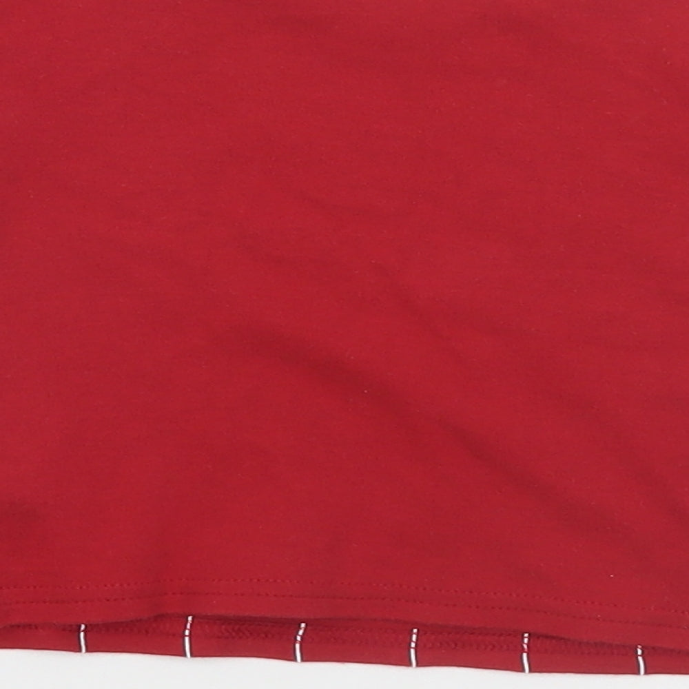 Liverpool FC Baby Red Cotton Pullover T-Shirt Size 12-18 Months Crew Neck Snap