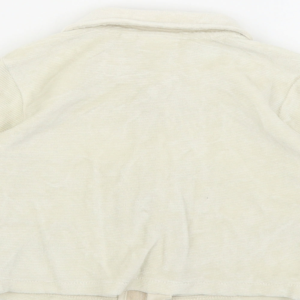 River Island Baby Beige Basic Jacket Jacket Size 6-9 Months Zip