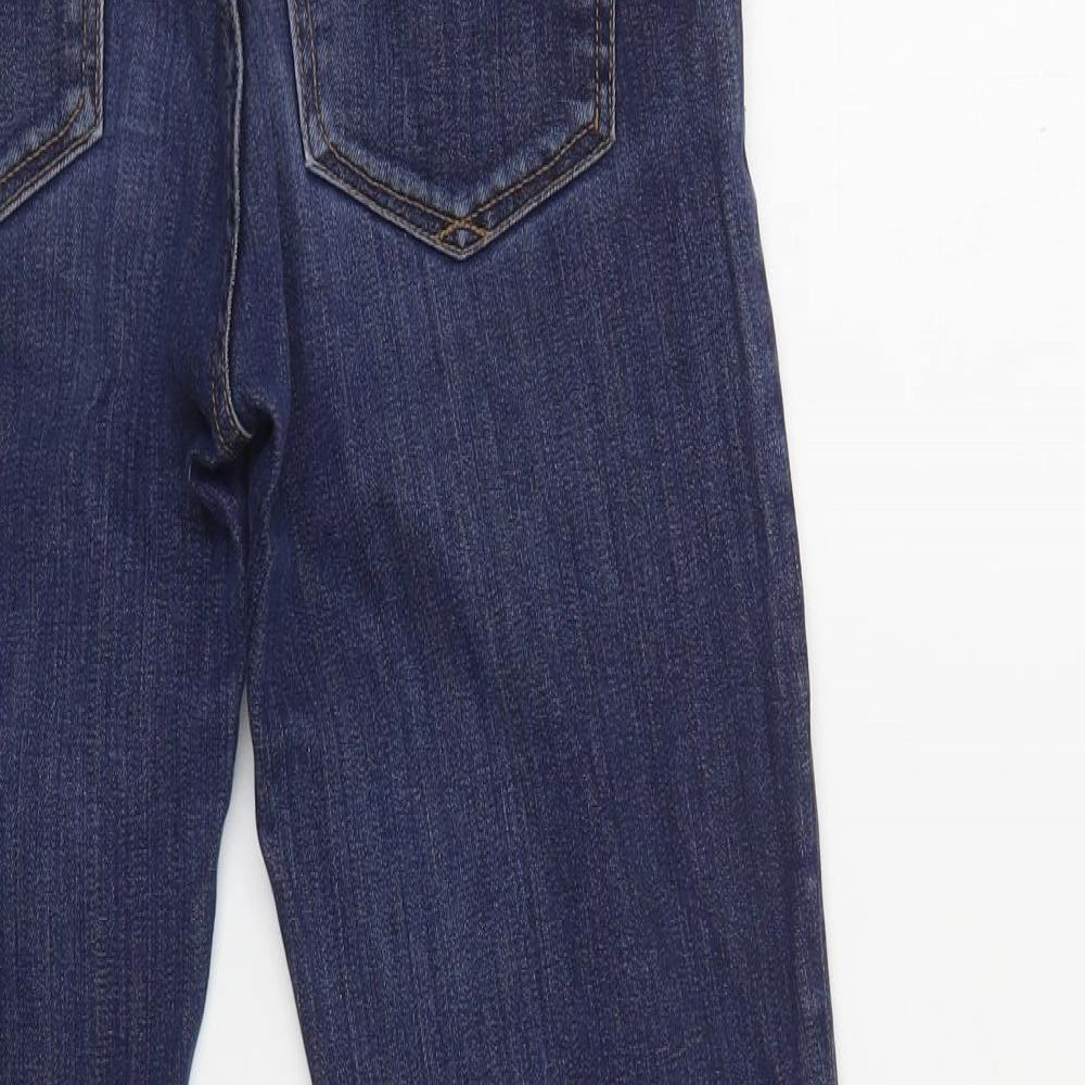 Gap Womens Blue Cotton Skinny Jeans Size 26 in L30 in Regular Button