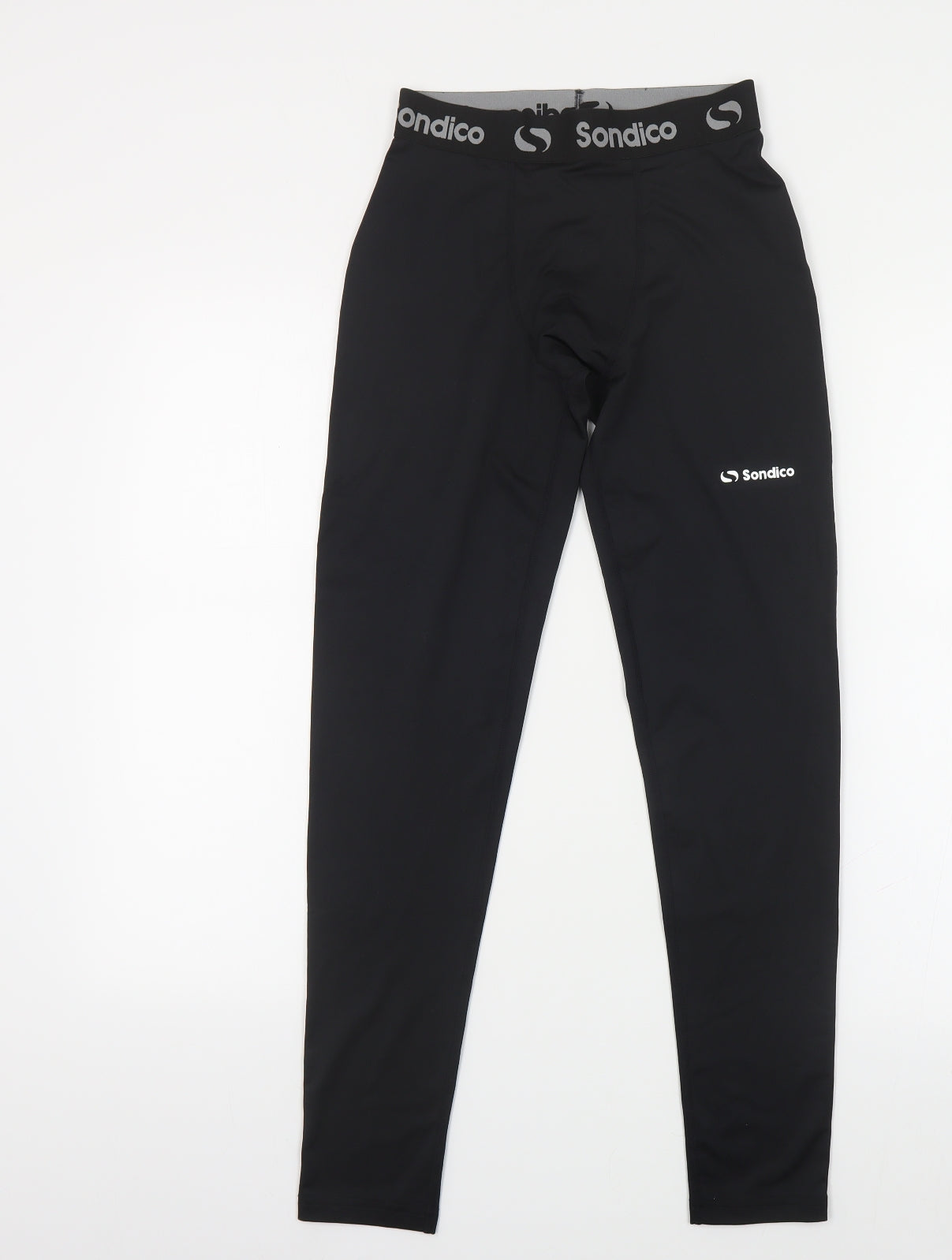 Sondico Girls Black Polyester Jogger Trousers Size 13 Years Regular Pullover - Leggings