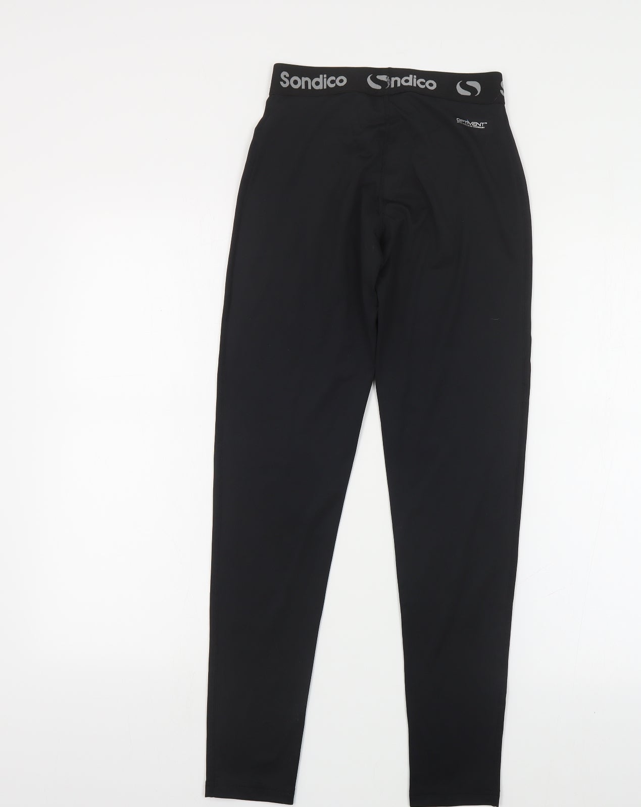 Sondico Girls Black Polyester Jogger Trousers Size 13 Years Regular Pullover - Leggings
