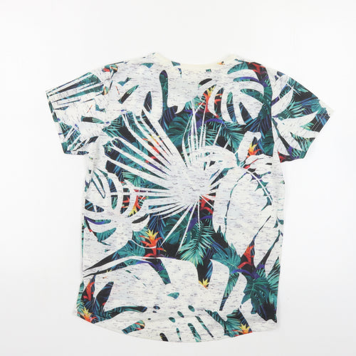 Primark Girls Multicoloured Geometric Polyester Pullover Polo Size 10-11 Years Crew Neck Pullover