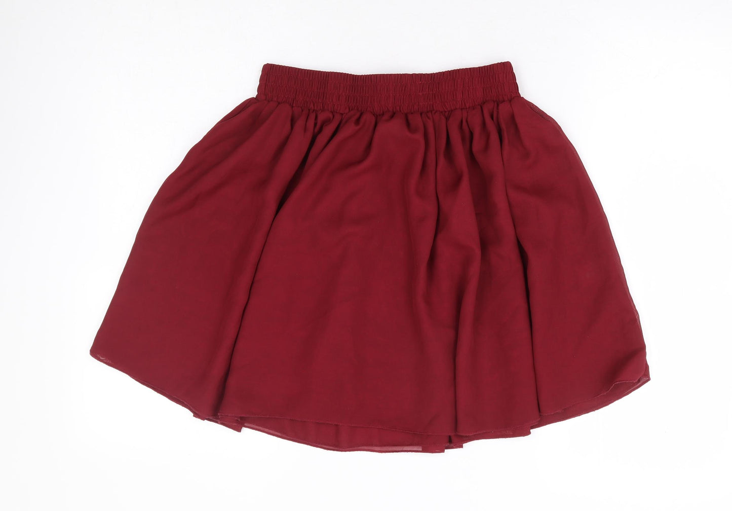 Hearts & Bows Womens Red Polyester Mini Skirt Size M
