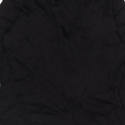 EAST Womens Black Kimono Jacket Size M Tie