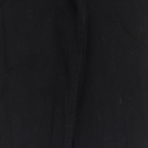River Island Womens Black 100% Cotton Skinny Jeans Size 8 L38 in Regular Zip