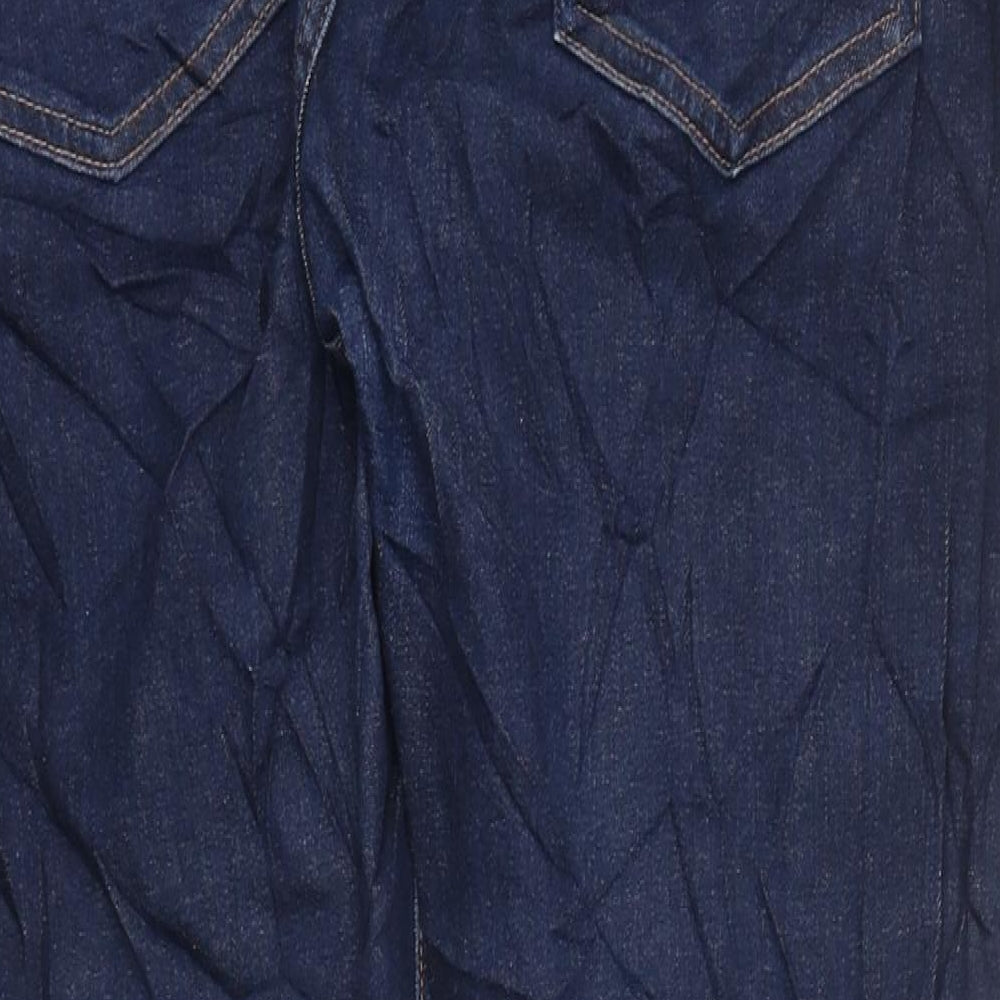 NEXT Mens Blue Cotton Straight Jeans Size L L29 in Regular Tie