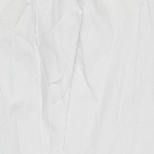 Marks and Spencer Womens White Cotton Skinny Jeans Size 38 in L30 in Regular Zip