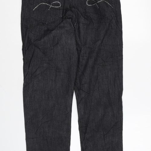 Betty Barclay Womens Black Cotton Skinny Jeans Size 31 in L26 in Regular Zip