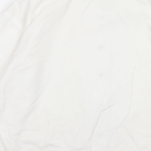 Casual Woman Womens White Jacket Size 14 Button