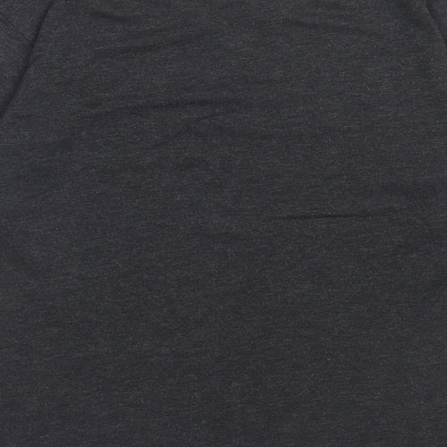 Red Haute Womens Grey Viscose Basic T-Shirt Size S Crew Neck
