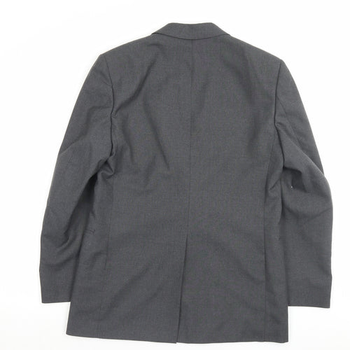 Dunn & Co Mens Grey Wool Jacket Suit Jacket Size 40