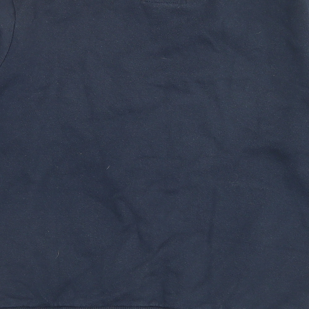 Converse Boys Blue Cotton Pullover Sweatshirt Size 10-11 Years Pullover
