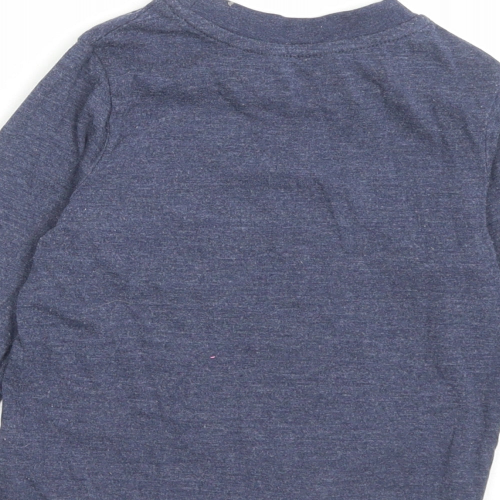 George Boys Blue Cotton Basic Casual Size 2-3 Years Crew Neck Pullover - I'm Having A Meltdown