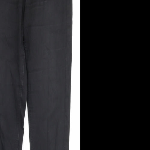 Marks and Spencer Womens Black Cotton Skinny Jeans Size 10 L29 in Regular Button