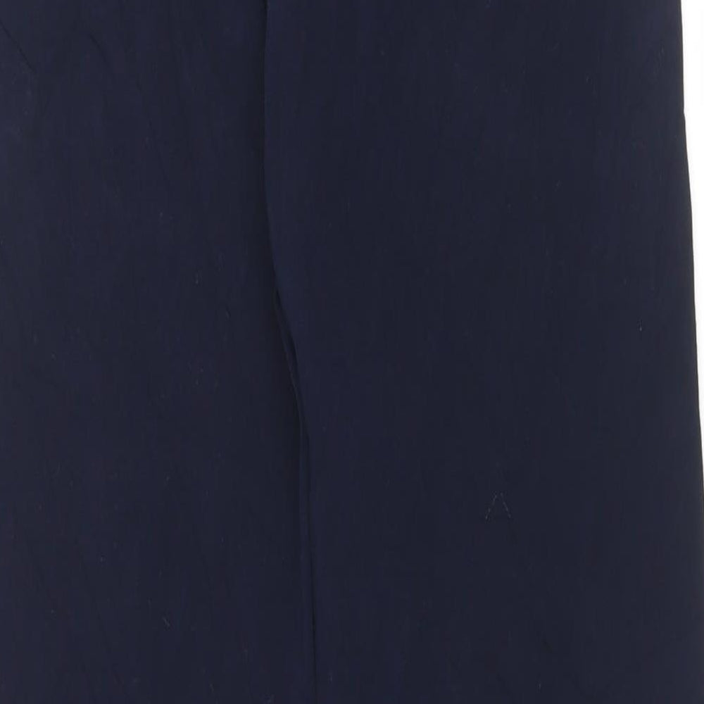 Marks and Spencer Womens Blue Cotton Straight Jeans Size 10 L30 in Regular Button