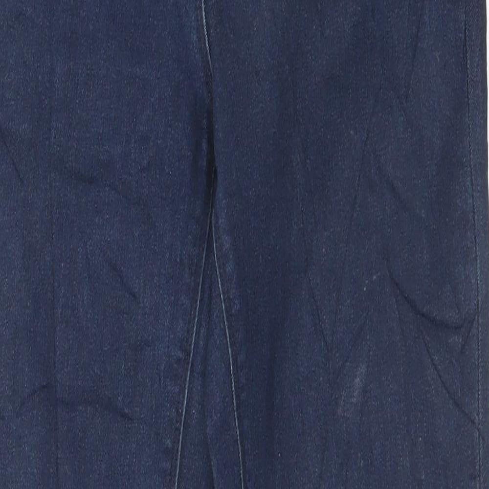 George Womens Blue Cotton Skinny Jeans Size 10 L30 in Regular Button