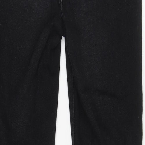 New Look Womens Black Cotton Skinny Jeans Size 10 L27.5 in Regular Zip