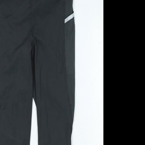 H&M Womens Black Polyester Compression Leggings Size M L26 in Regular